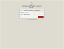 Tablet Screenshot of pro.beneteau.com
